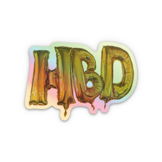 HBD Sticker