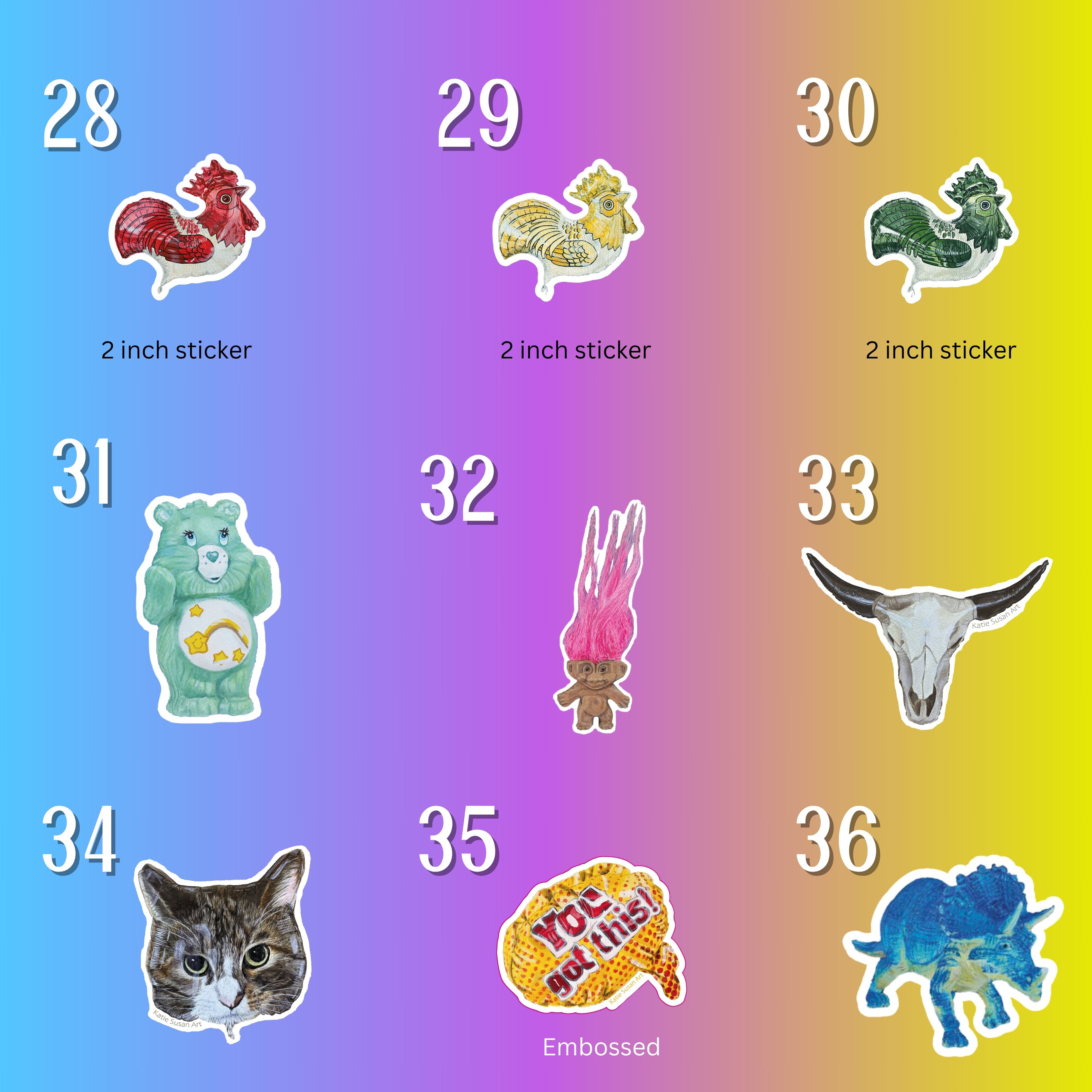 Hydration Custom Sticker Pack