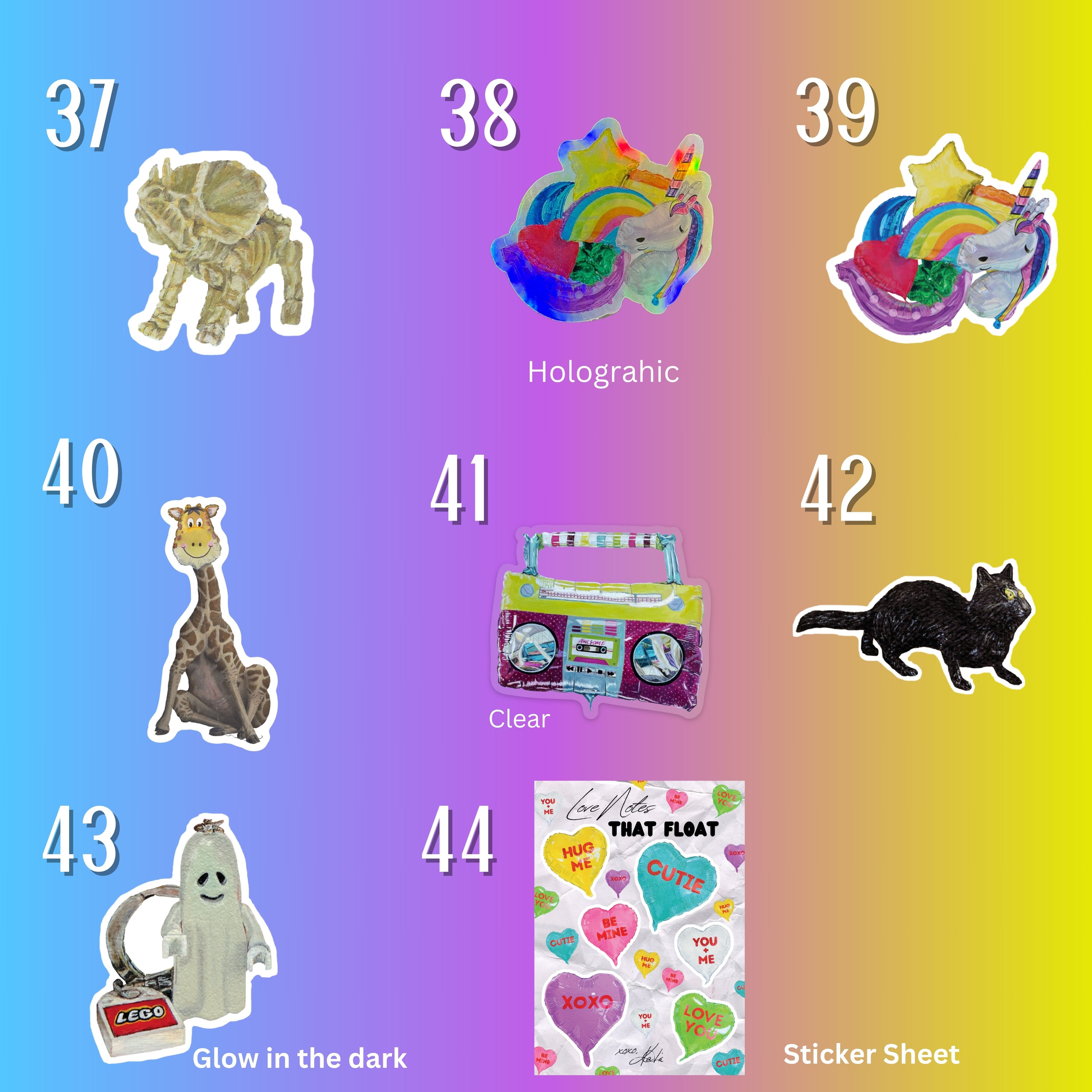 Hydration Custom Sticker Pack