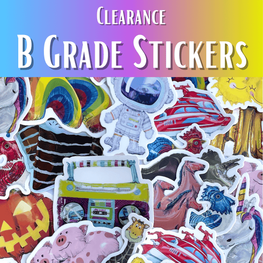 B Grade Stickers