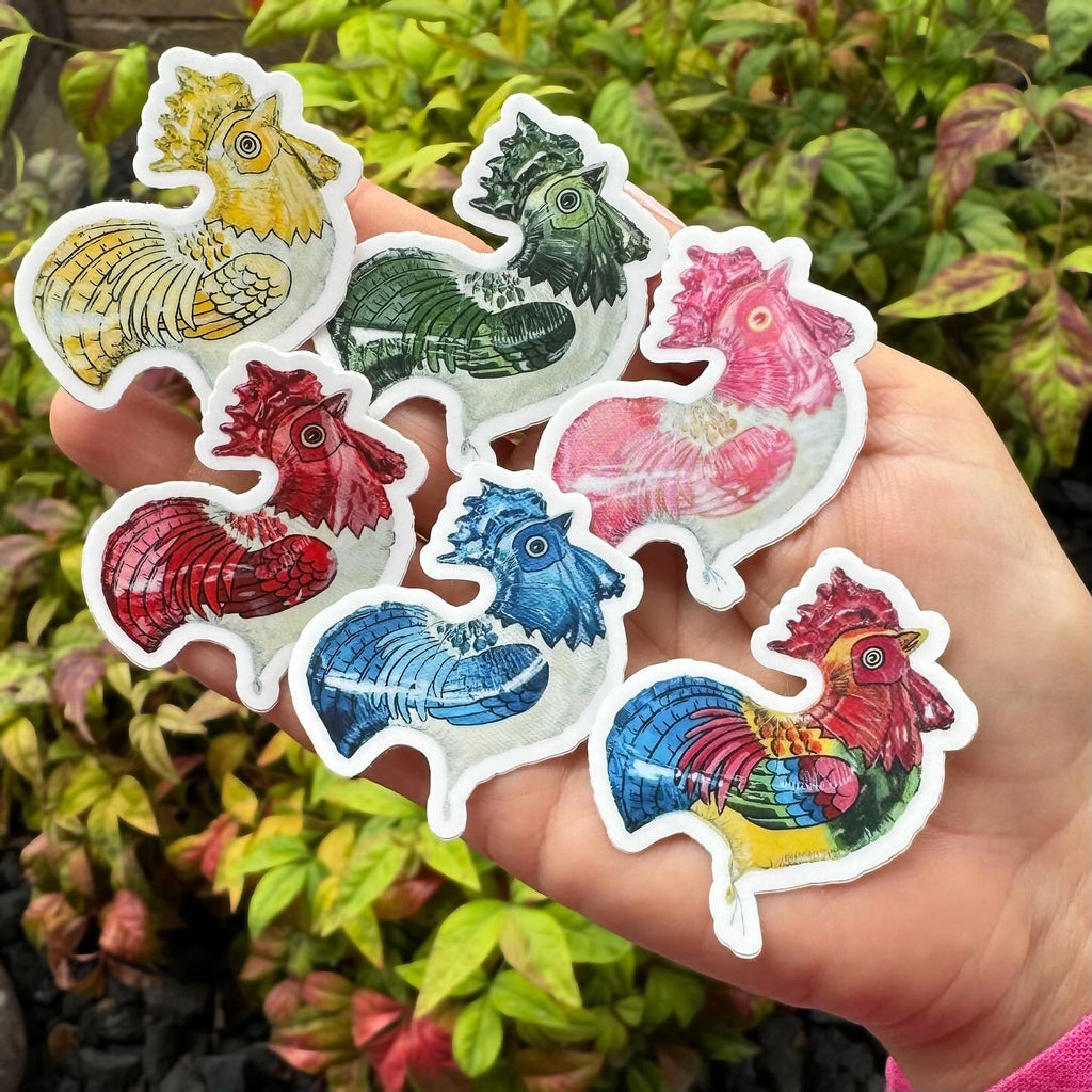 Morning Call Roosters Sticker Pack