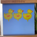 Patos en fila Pegatina