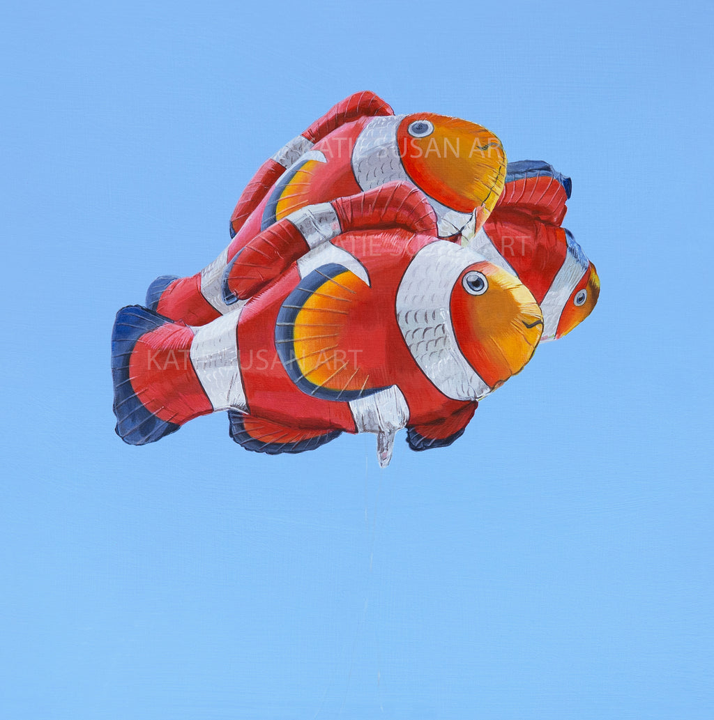 Fish Out Of Water Mini Art Print