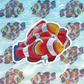Pez fuera del agua Pegatina