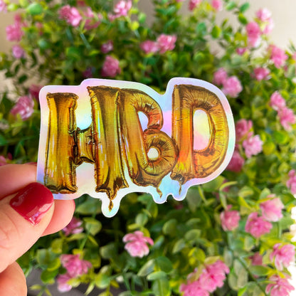 HBD Sticker