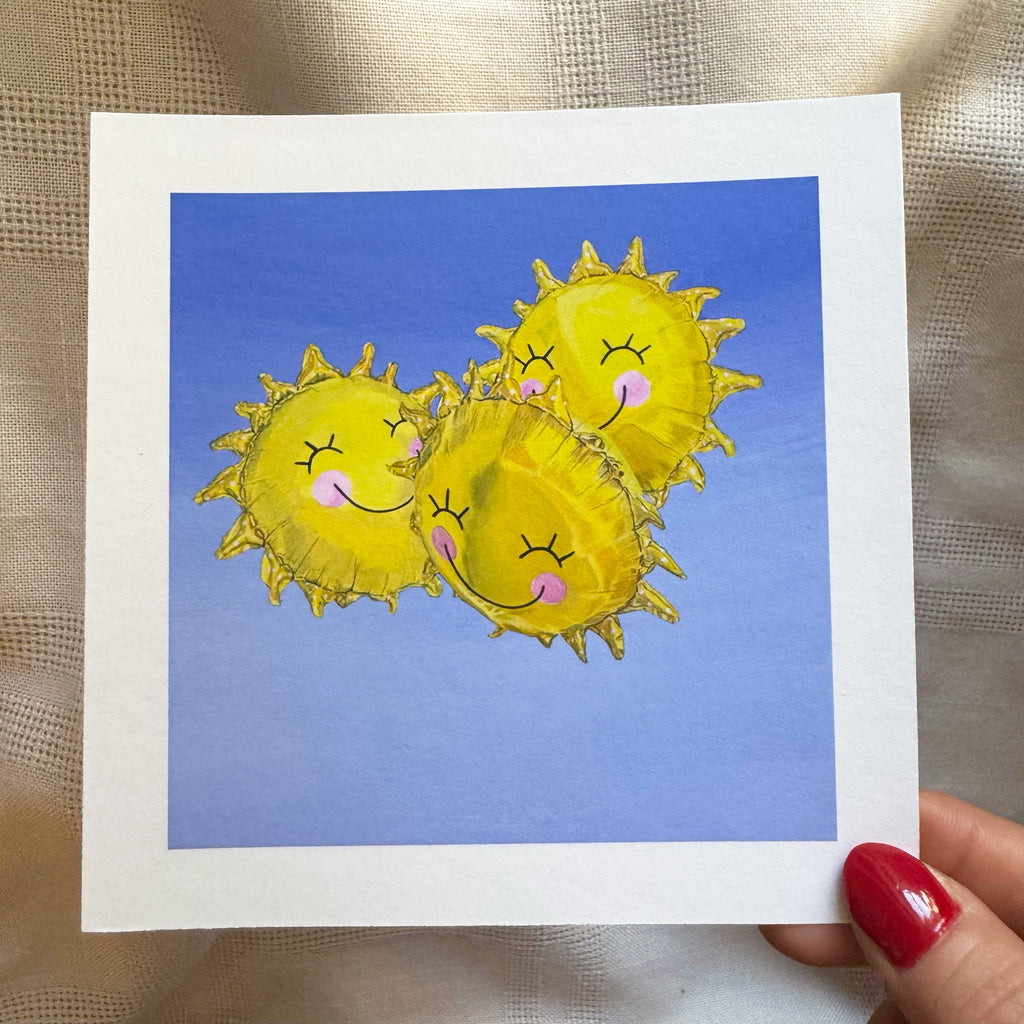 Here Comes the Sun Mini Art Print