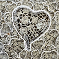 Doily Heart Sticker