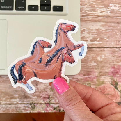 Hold your Horses Sticker