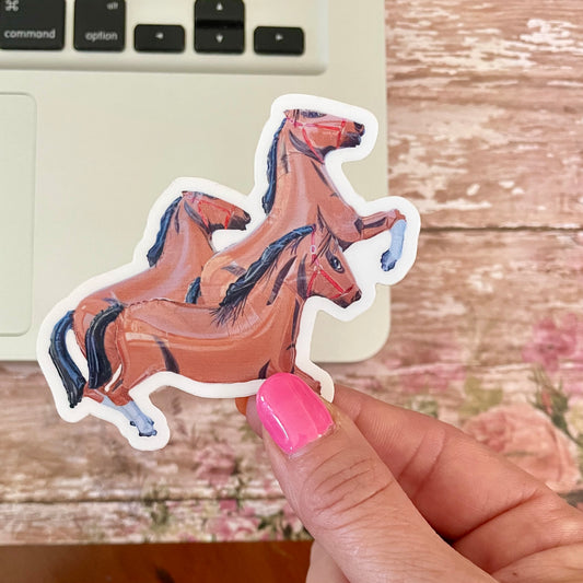 Hold your Horses Sticker