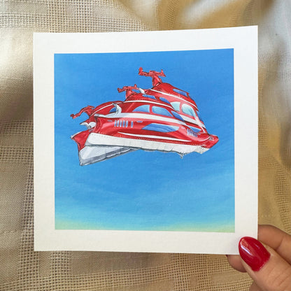 Miss the Boat Mini Art Print