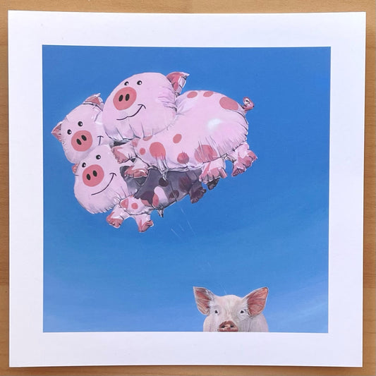 Pigs Fly Mini Art Print