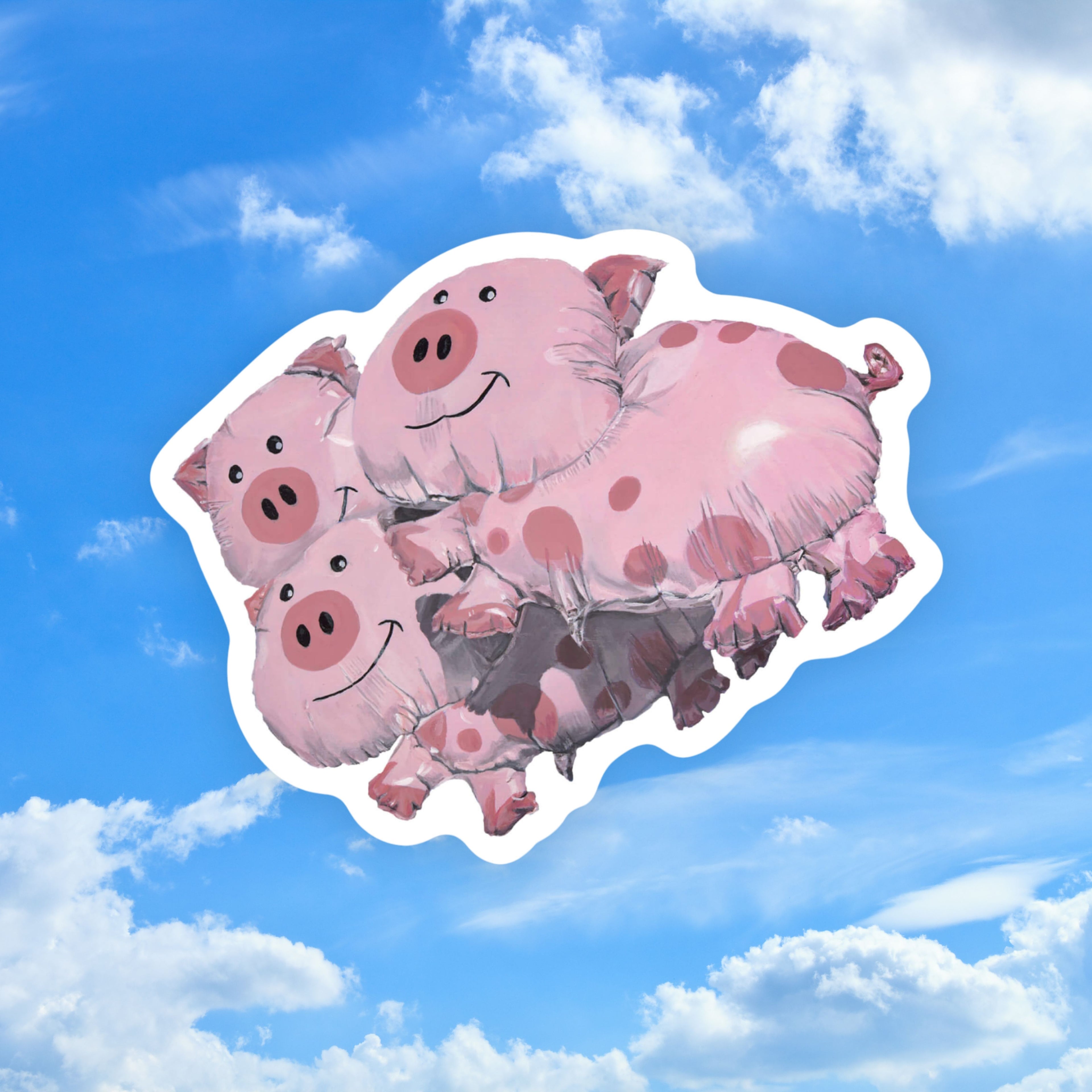 Pigs Fly Sticker