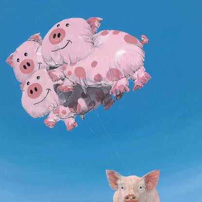 Pigs Fly Mini Art Print