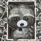 Raccoon Sticker