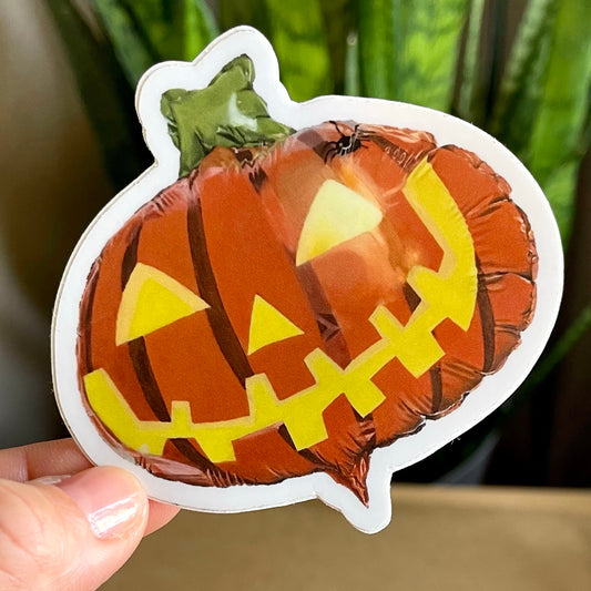 Katie Susan Art Pumpkin Sticker