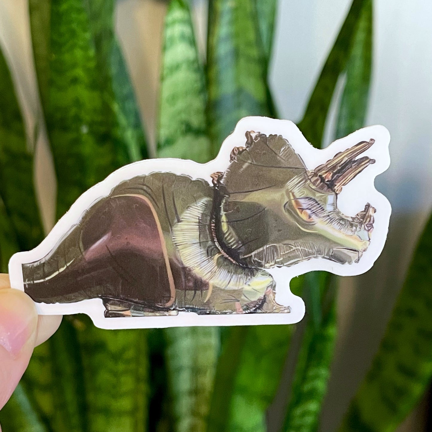 Katie Susan Art Dinosaur Sticker